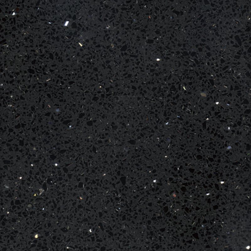 Black Quartz + szkło 300x140x3 cm