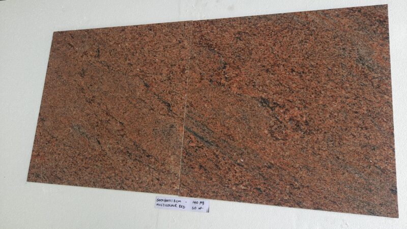 Multicolor Red poler 60x60x1,3 cm